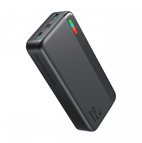 Joyroom powerbank 20000mAh Dazzling Series 12W svart (JR-T017)