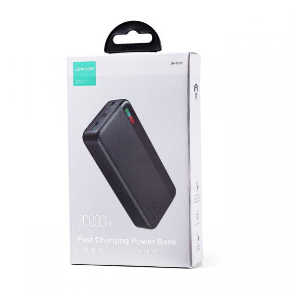 Joyroom powerbank 20000mAh Dazzling Series 12W svart (JR-T017)