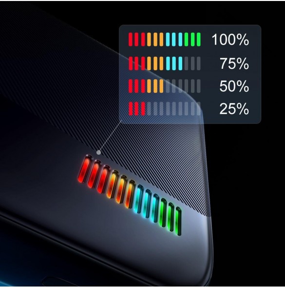 Joyroom powerbank 20000mAh Dazzling Series 12W svart (JR-T017)