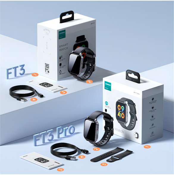 Joyroom Fit-Life smartklocka mörkgrå (JR-FT3)