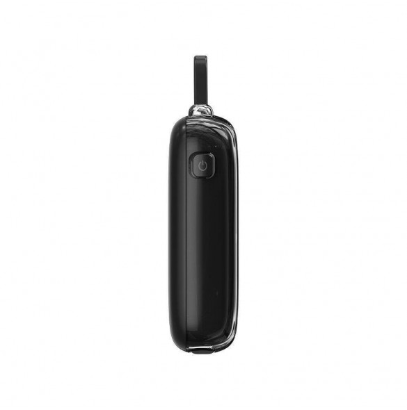 Joyroom powerbank 10000mAh Jelly Series 22,5W med inbyggd Lightning-kabel svart (JR-L003)