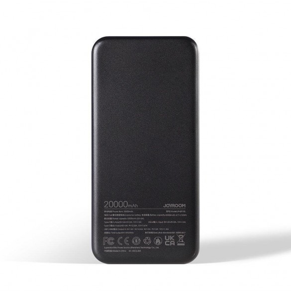 Joyroom powerbank 20000mAh Dazzling Series 22,5W svart (QP195)
