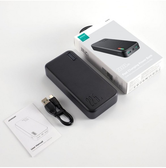 Joyroom powerbank 20000mAh Dazzling Series 22,5W svart (QP195)