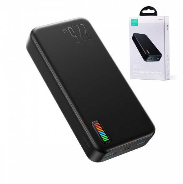 Joyroom powerbank 20000mAh Dazzling Series 22,5W svart (QP195)