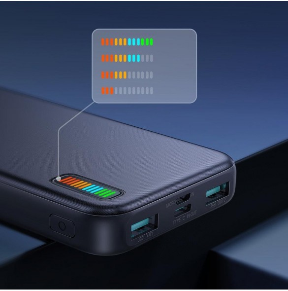 Joyroom powerbank 20000mAh Dazzling Series 22,5W svart (QP195)