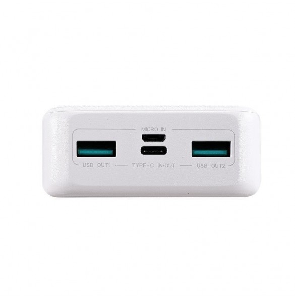Joyroom powerbank 20000mAh Dazzling Series 22,5W vit (QP195)