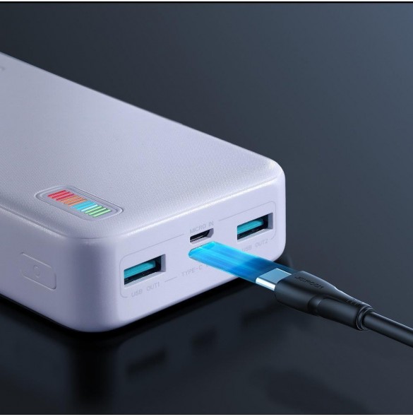 Joyroom powerbank 20000mAh Dazzling Series 22,5W vit (QP195)
