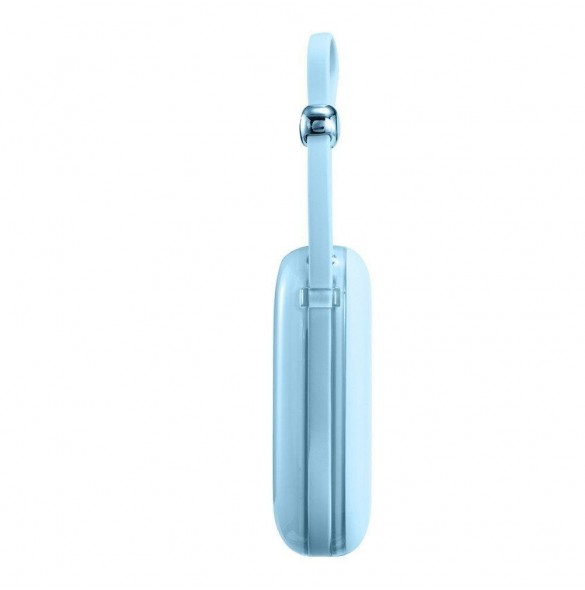 Joyroom powerbank 10000mAh Jelly Series 22,5W med inbyggd Lightning-kabel blå (JR-L003)
