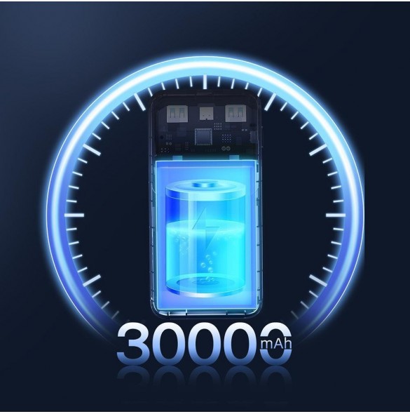 Joyroom powerbank 30000mAh 15W svart (JR-T015)