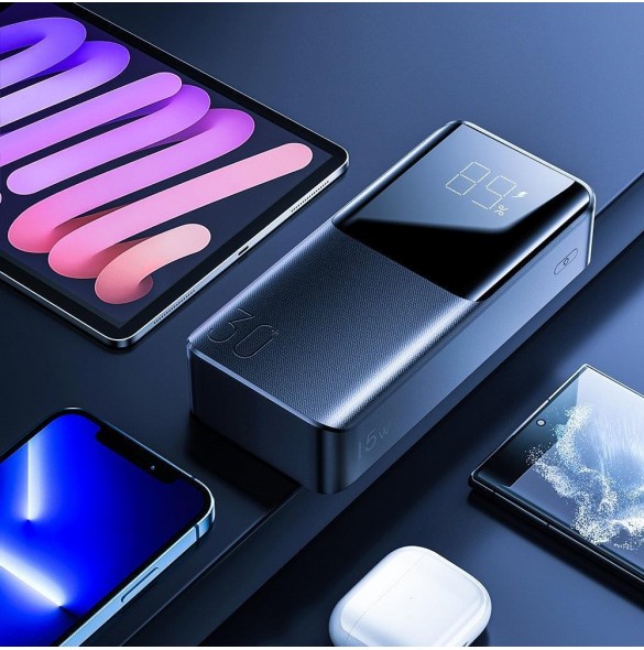 Joyroom powerbank 30000mAh 15W svart (JR-T015)