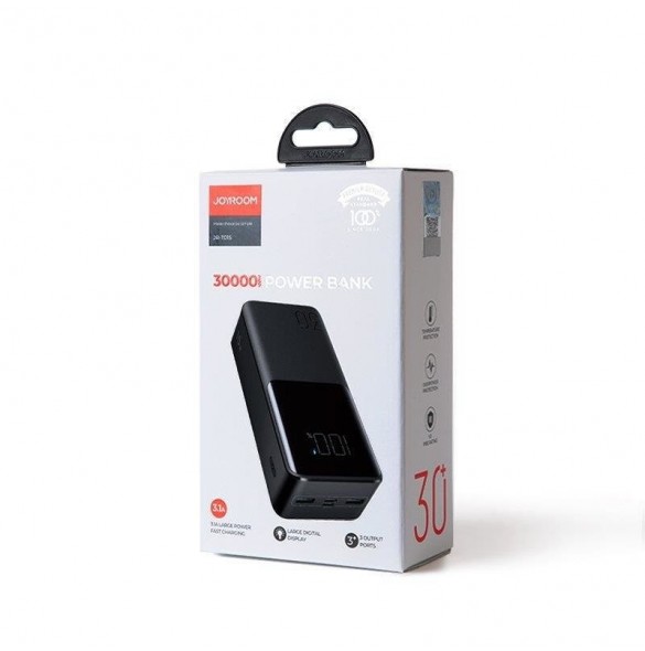 Joyroom powerbank 30000mAh 15W svart (JR-T015)
