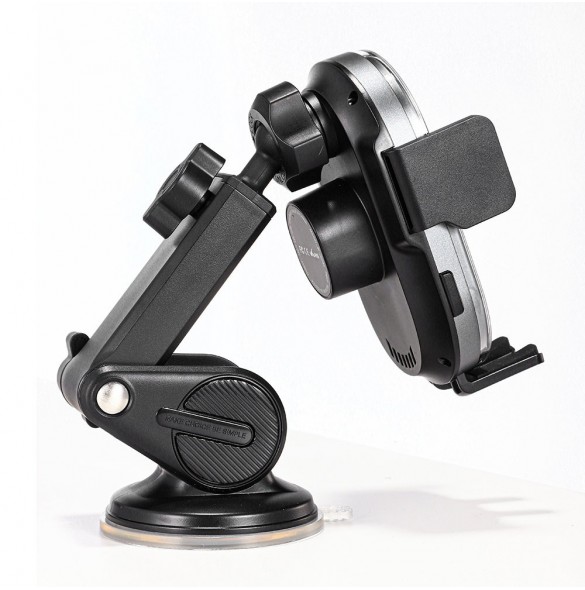 Joyroom bilhållare med 15W induktiv laddare för instrumentbräda svart (JR-ZS299)