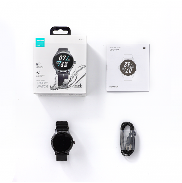 Joyroom FC1 Classic Series Call Besvara Smartwatch IP68 Grey (JR-FC1)