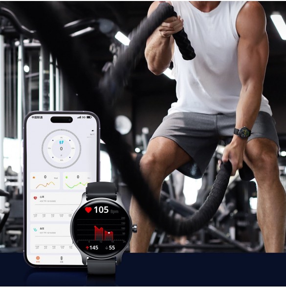 Joyroom FC1 Classic Series Call Besvara Smartwatch IP68 Grey (JR-FC1)