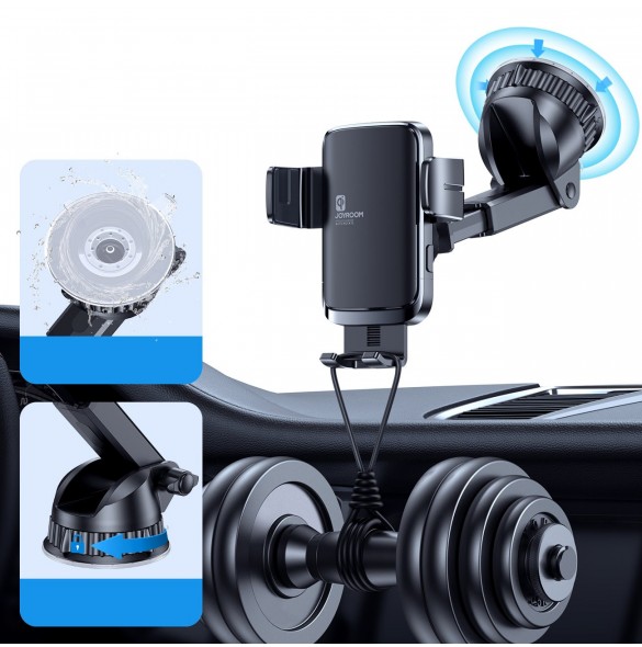 Joyroom Car Electric Qi Trådlös Laddare 15W med Hållare Svart (JR-ZS242)