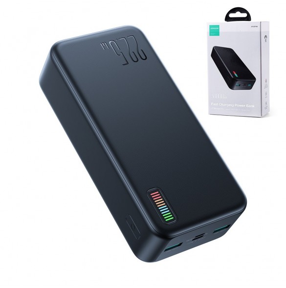 Joyroom powerbank 30000mAh Dazzling Series 22,5W svart (QP196)
