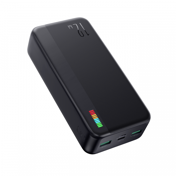 Joyroom powerbank 30000mAh Dazzling Series 12W svart (JR-T018)