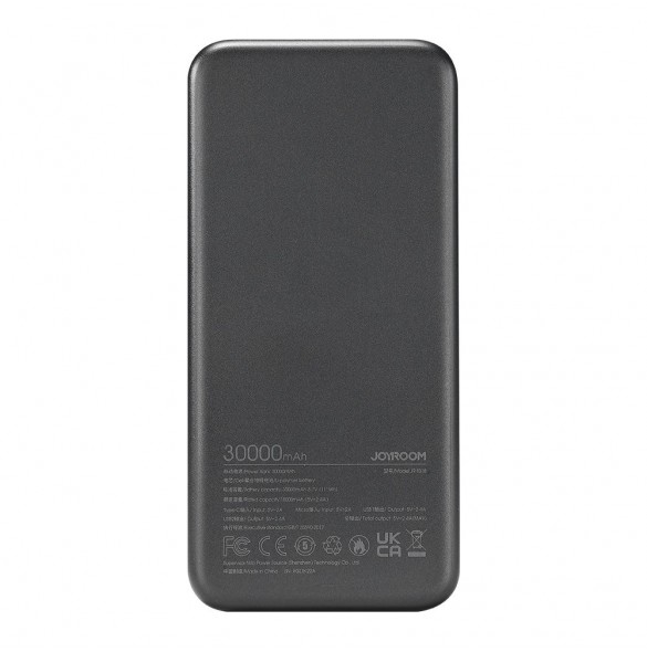Joyroom powerbank 30000mAh Dazzling Series 12W svart (JR-T018)