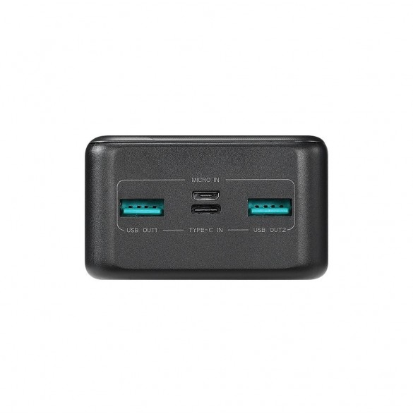 Joyroom powerbank 30000mAh Dazzling Series 12W svart (JR-T018)