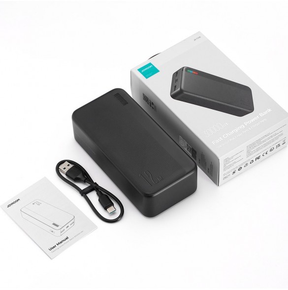 Joyroom powerbank 30000mAh Dazzling Series 12W svart (JR-T018)