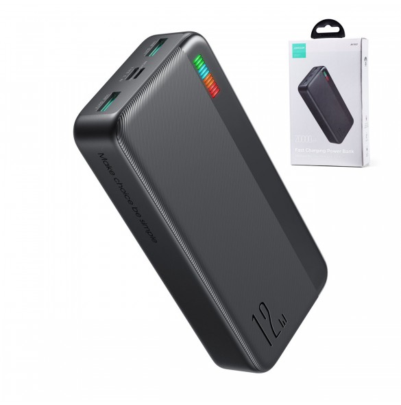 Joyroom powerbank 30000mAh Dazzling Series 12W svart (JR-T018)