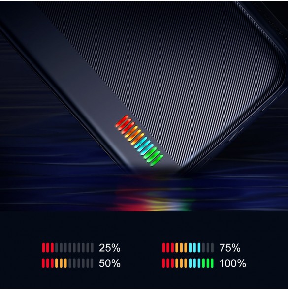 Joyroom powerbank 30000mAh Dazzling Series 12W svart (JR-T018)