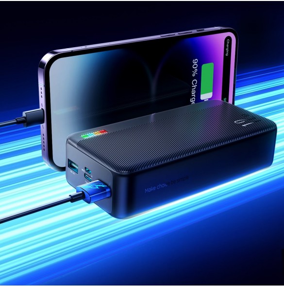 Joyroom powerbank 30000mAh Dazzling Series 12W svart (JR-T018)
