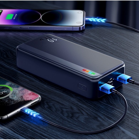 Joyroom powerbank 30000mAh Dazzling Series 12W svart (JR-T018)