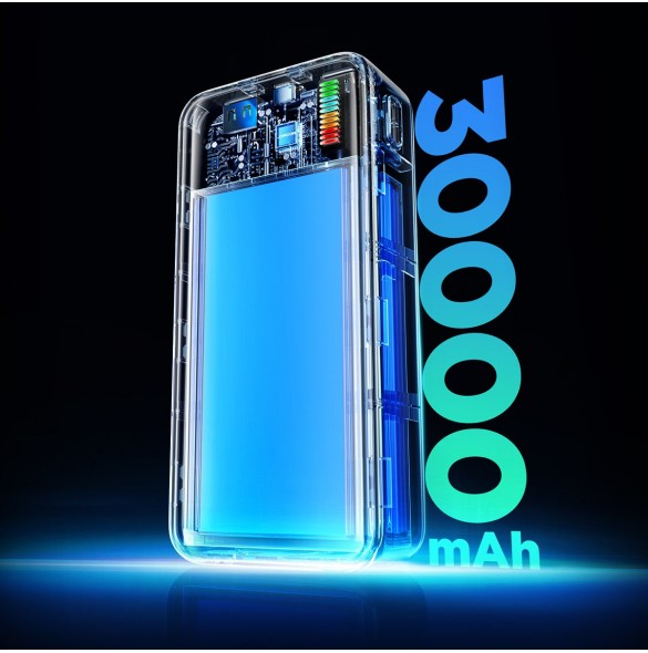 Joyroom powerbank 30000mAh Dazzling Series 12W svart (JR-T018)