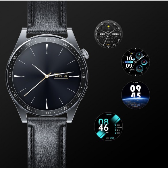 Joyroom FC2 Classic Series Call Besvara Smartwatch IP68 Black (JR-FC2)
