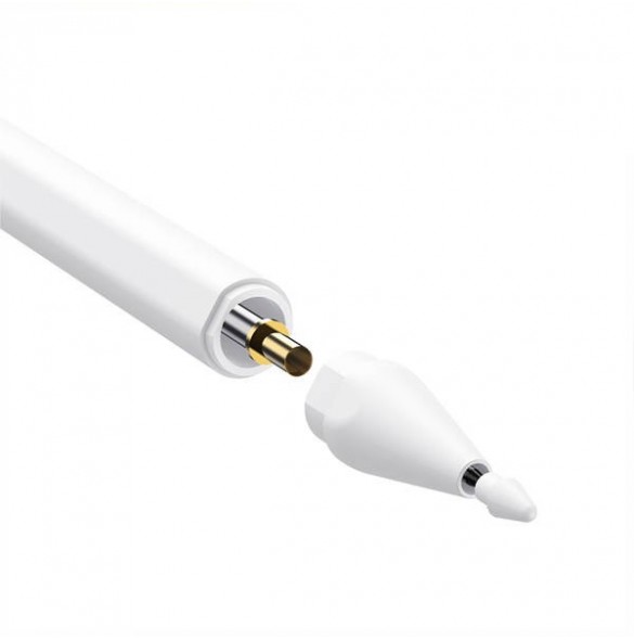 Baseus Smooth Writing 2 penna med LED-indikator - vit