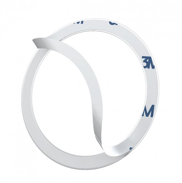 Baseus Halo Series magnetisk ring (2 st/förpackning) silver (PCCH000012)