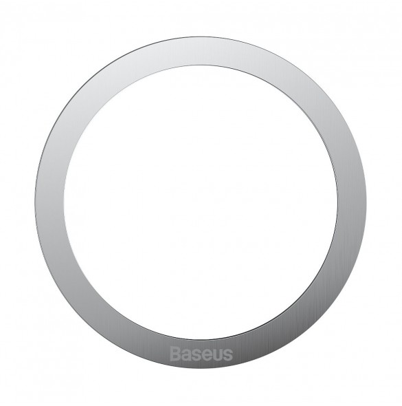 Baseus Halo Series magnetisk ring (2 st/förpackning) silver (PCCH000012)