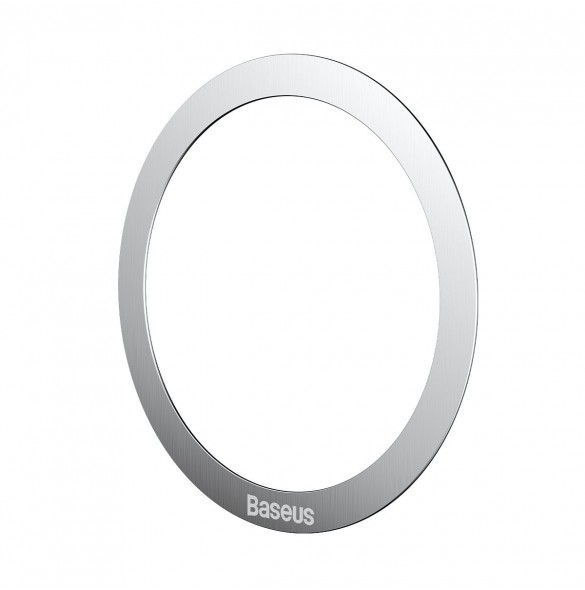 Baseus Halo Series magnetisk ring (2 st/förpackning) silver (PCCH000012)