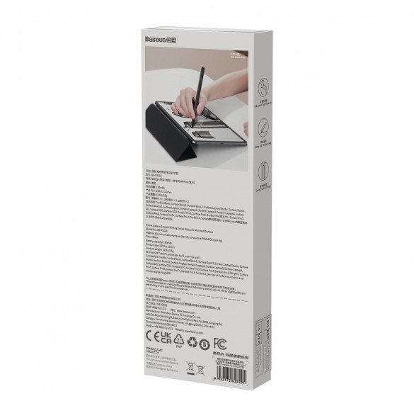 Active stylus för Microsoft Surface MPP 2.0 Baseus Smooth Writing Series - svart