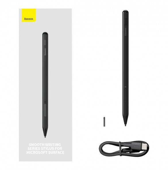 Active stylus för Microsoft Surface MPP 2.0 Baseus Smooth Writing Series - svart