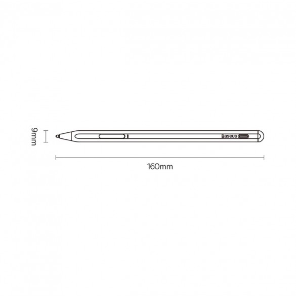 Active stylus för Microsoft Surface MPP 2.0 Baseus Smooth Writing Series - svart