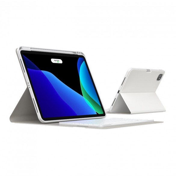 Baseus Brilliance fodral med tangentbord för 11" surfplatta vit (ARJK000002)