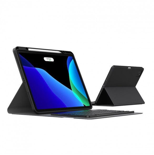 Baseus Brilliance fodral med tangentbord för surfplatta 12,9" svart (ARJK000113)