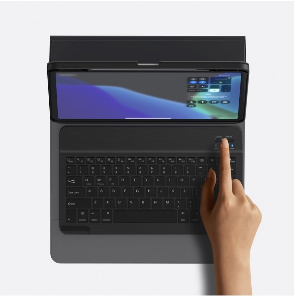 Baseus Brilliance fodral med tangentbord för surfplatta 12,9" svart (ARJK000113)