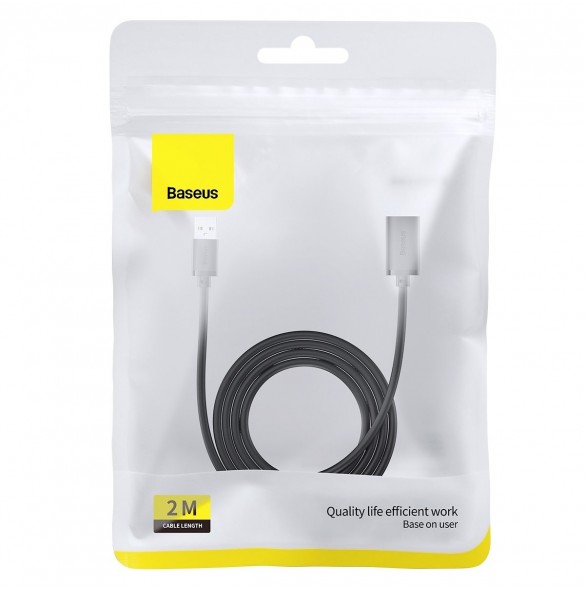 Baseus AirJoy Series USB 3.0 förlängningskabel 2m - svart