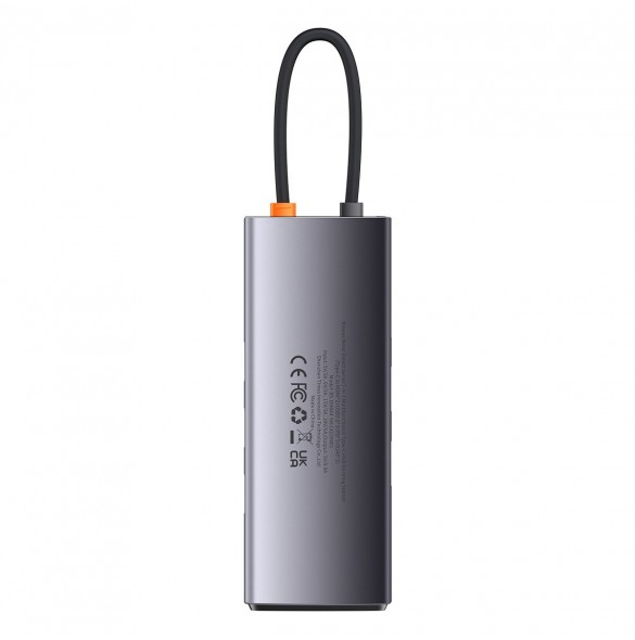 Baseus Metal Gleam Series 7-i-1 USB Typ C HUB dockningsstation - 2 x HDMI / 3 x USB 3.2 Gen. 1 / 1 x Strömförsörjning / 1 x RJ-4