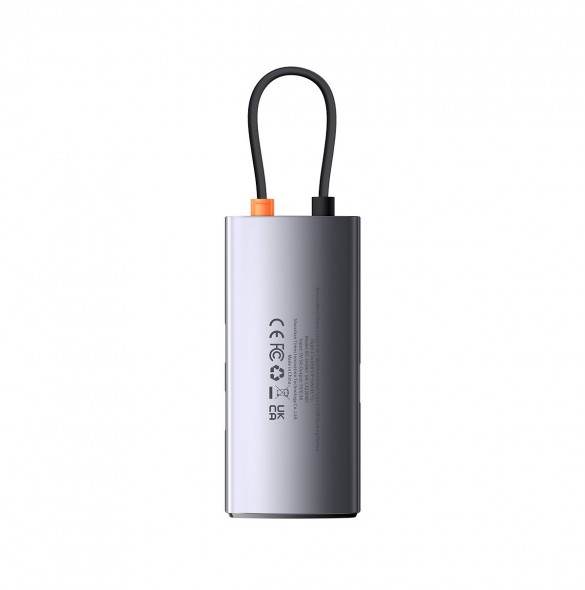 Baseus Metal Gleam Series HUB 4-i-1 USB Typ C - 3 x USB 3.2 Gen. 1 / RJ45 (WKWG070113)
