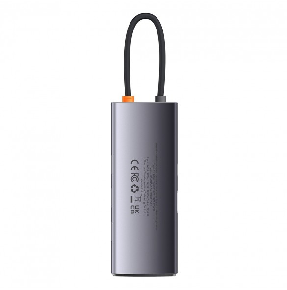 Baseus Metal Gleam Series HUB 6-i-1 dockningsstation USB Typ C - 1 x HDMI / 3 x USB 3.2 Gen. 1 / 1 x Strömförsörjning / 1 x VGA