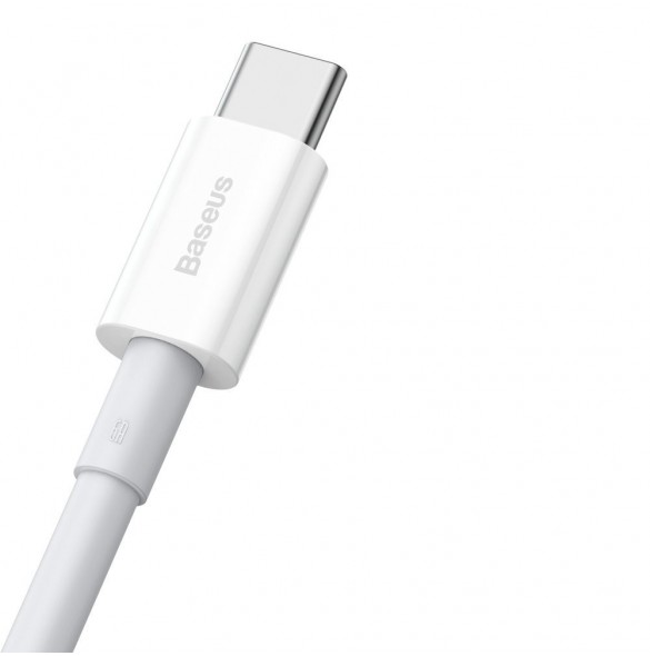 Baseus Superior kabel USB - USB TypeC 66 W 6A 2 m Vit (CATYS-A02)