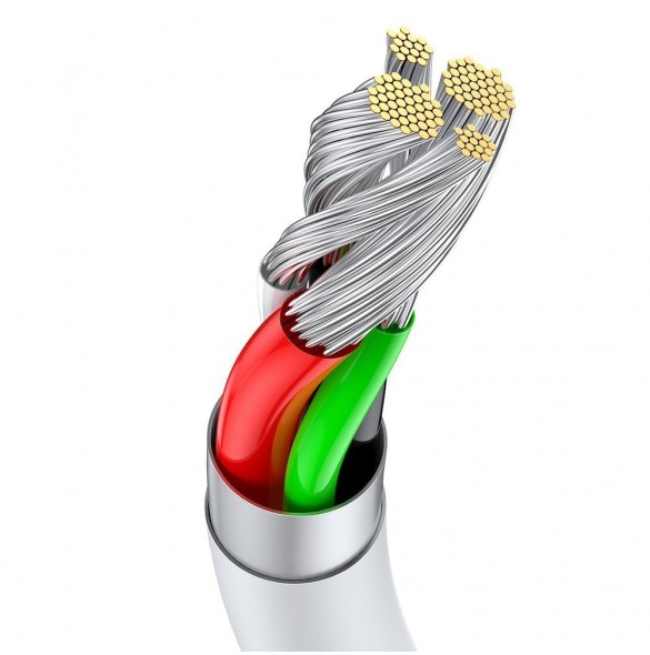 Baseus Superior kabel USB - USB TypeC 66 W 6A 2 m Vit (CATYS-A02)