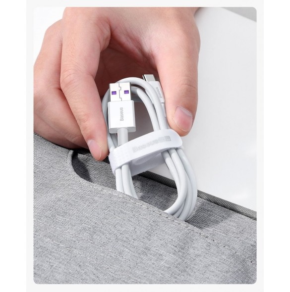 Baseus Superior kabel USB - USB TypeC 66 W 6A 2 m Vit (CATYS-A02)