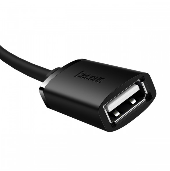 Förlängningskabel USB 2.0 0.5m Baseus AirJoy Series - svart