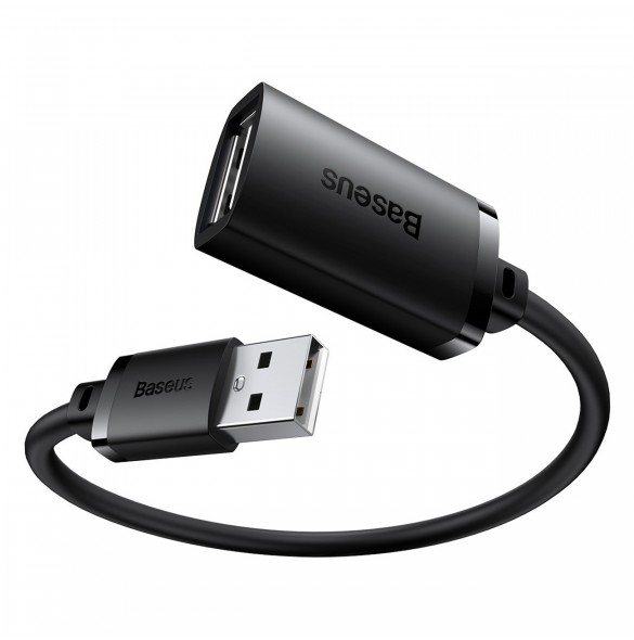 Förlängningskabel USB 2.0 0.5m Baseus AirJoy Series - svart
