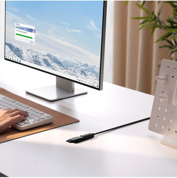 Förlängningskabel USB 2.0 0.5m Baseus AirJoy Series - svart